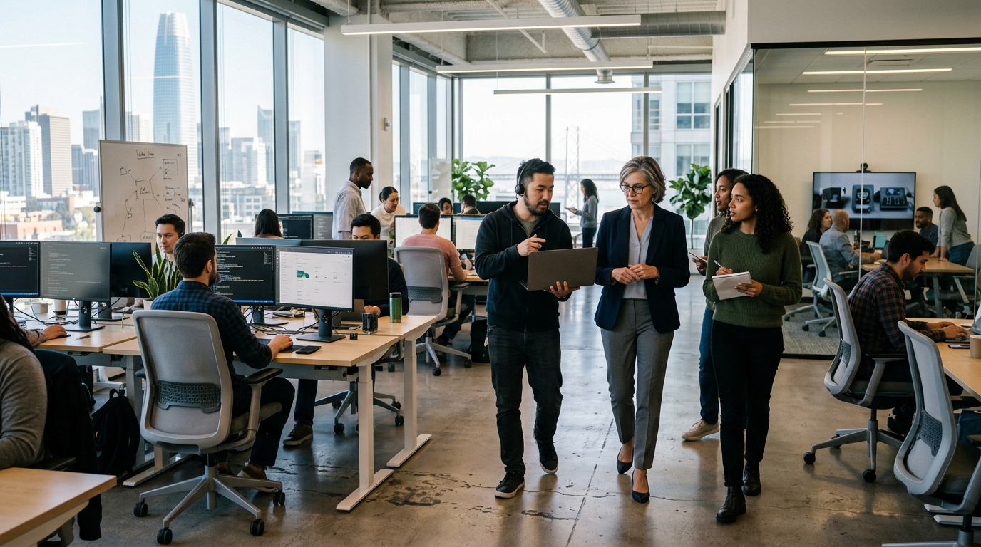 Interim executive leading startup operations
