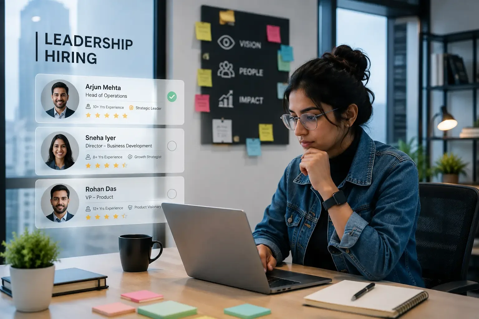 Board members in a leadership meeting