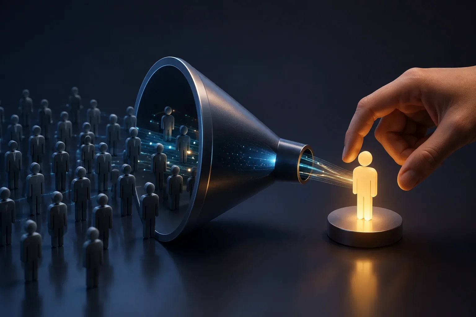 Embedded recruitment team running a client's hiring pipeline